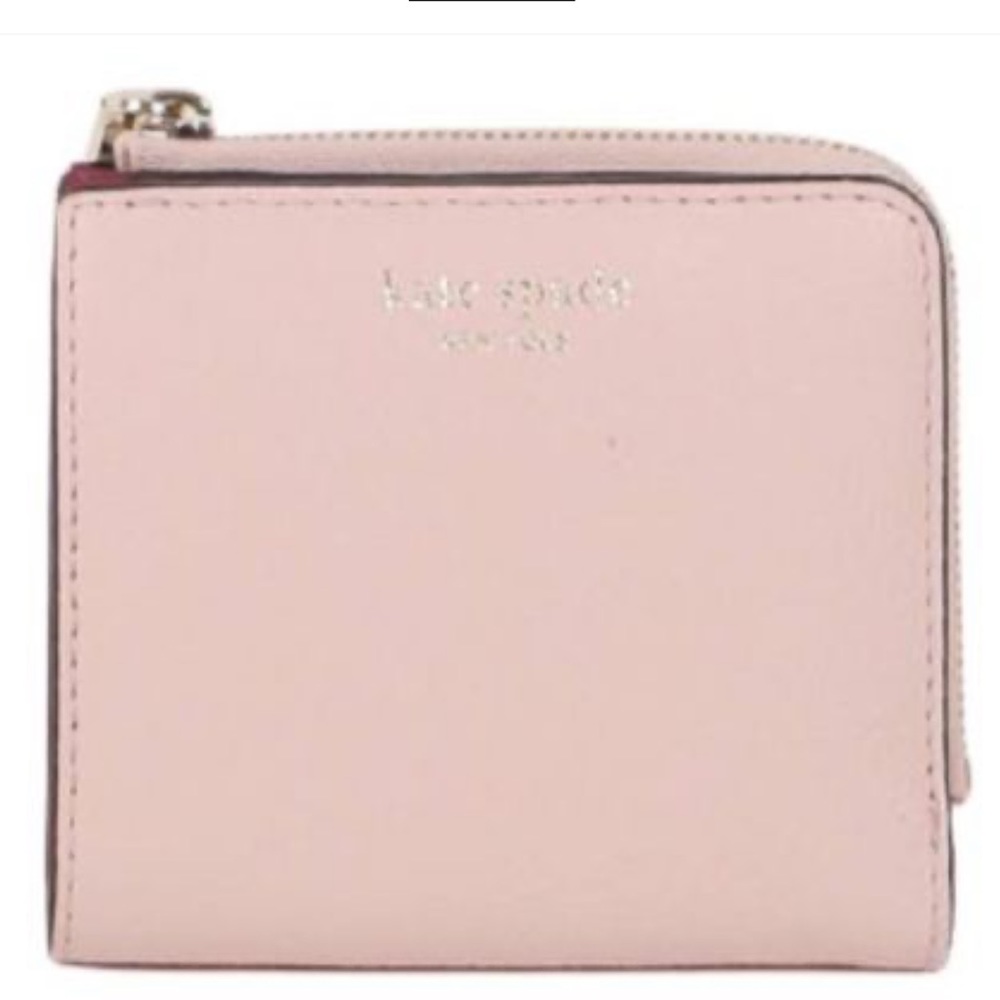 Kate Spade Small  Bifold Eva Rose Smoke wallet. EUC!